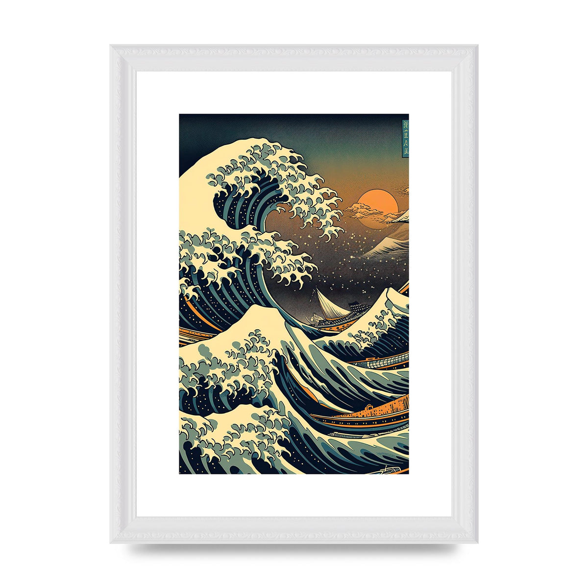 The Great Wave off Kanagawa Inspired Art Poster