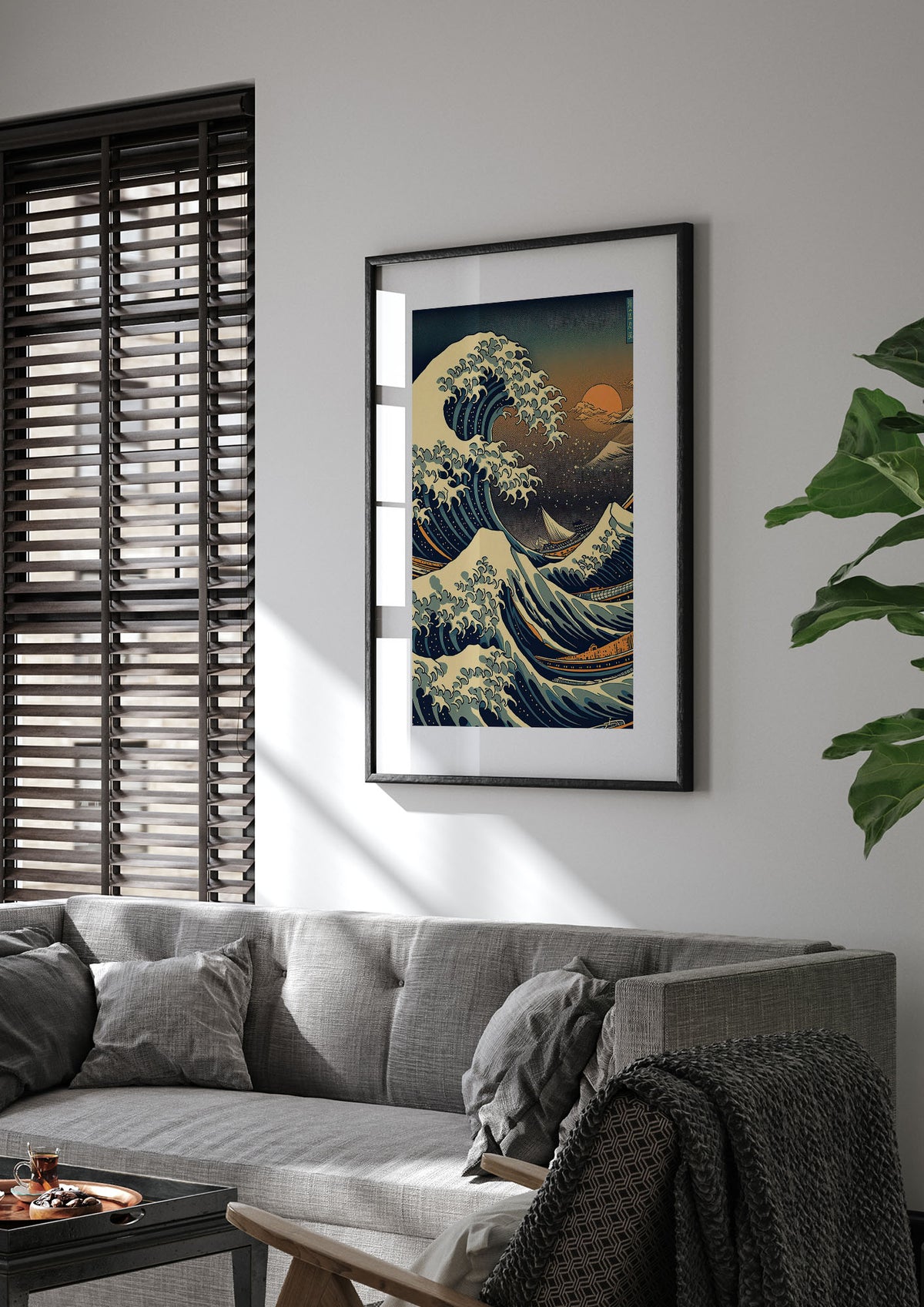 The Great Wave off Kanagawa Inspired Art Poster