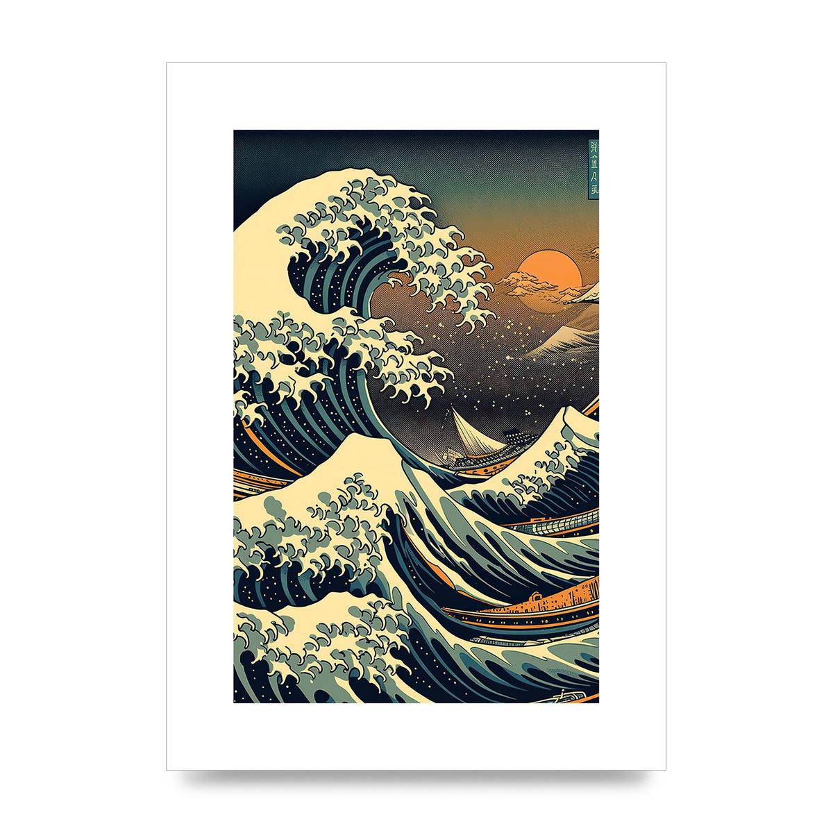 The Great Wave off Kanagawa Inspired Art Poster