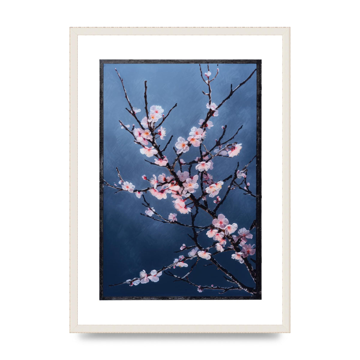 Ethereal Pink Cherry Blossoms in Twilight