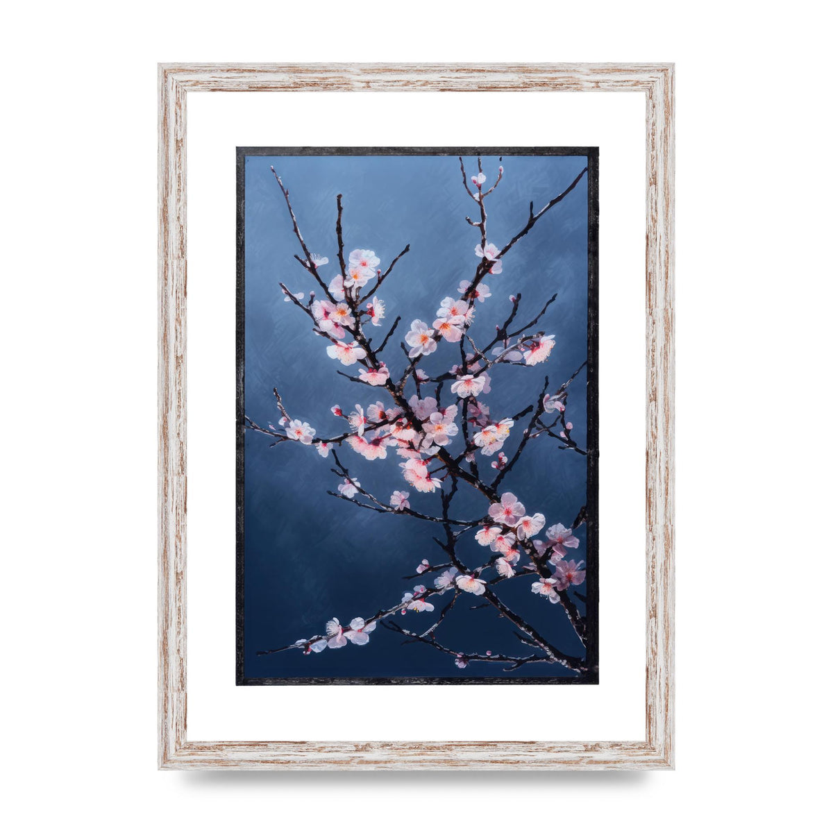 Ethereal Pink Cherry Blossoms in Twilight
