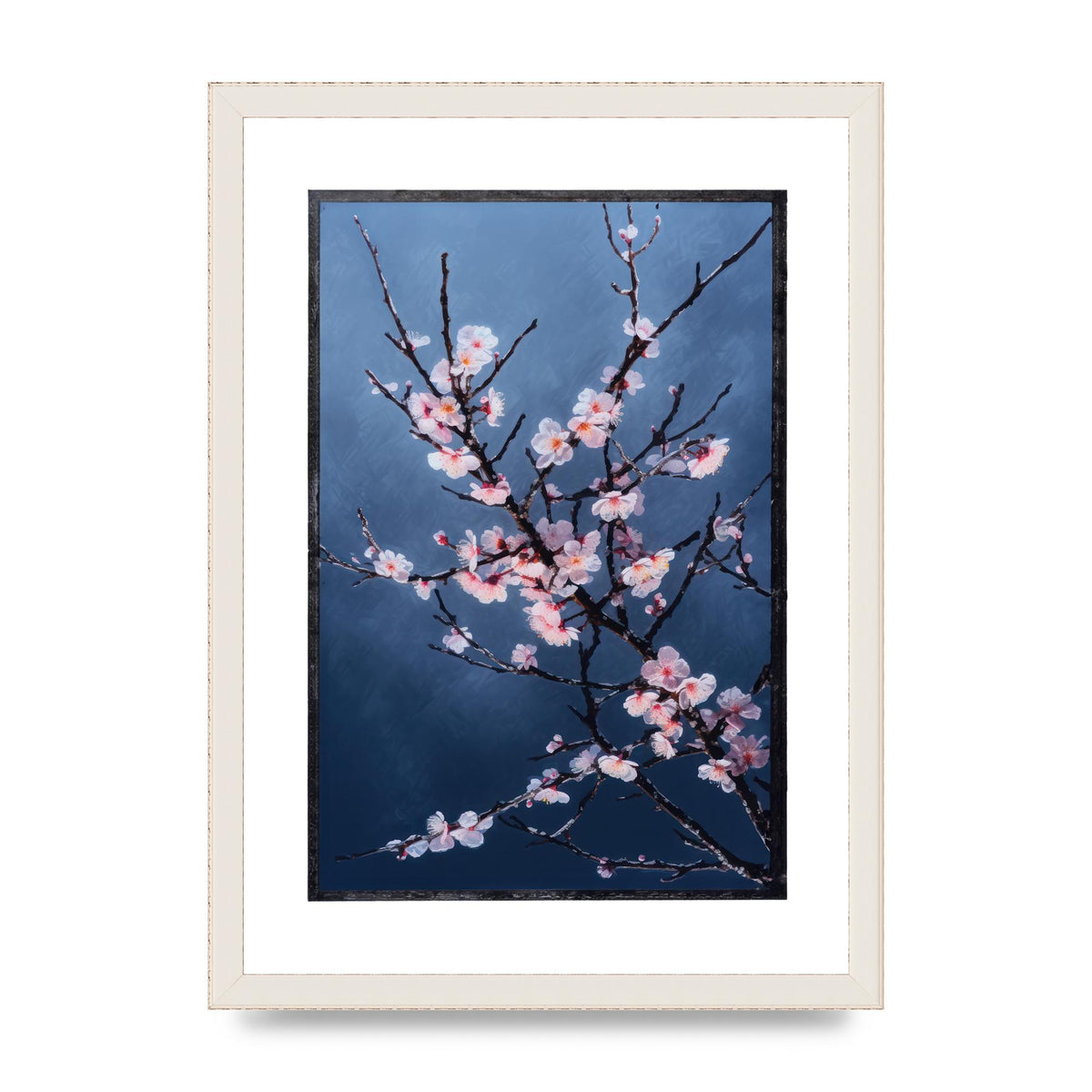 Ethereal Pink Cherry Blossoms in Twilight