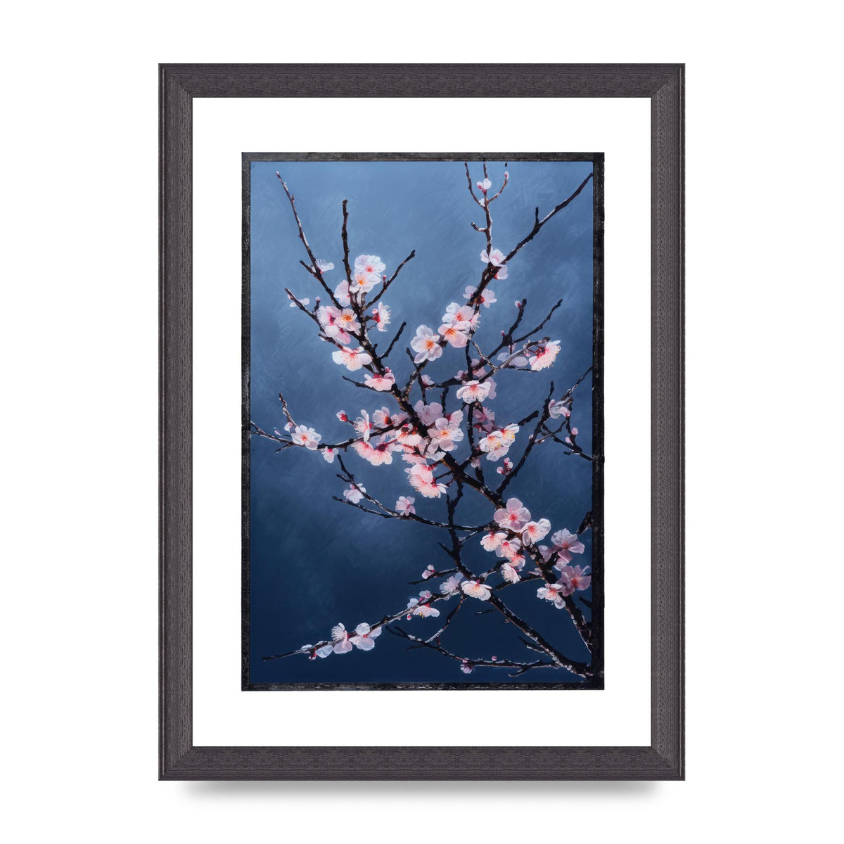 Ethereal Pink Cherry Blossoms in Twilight