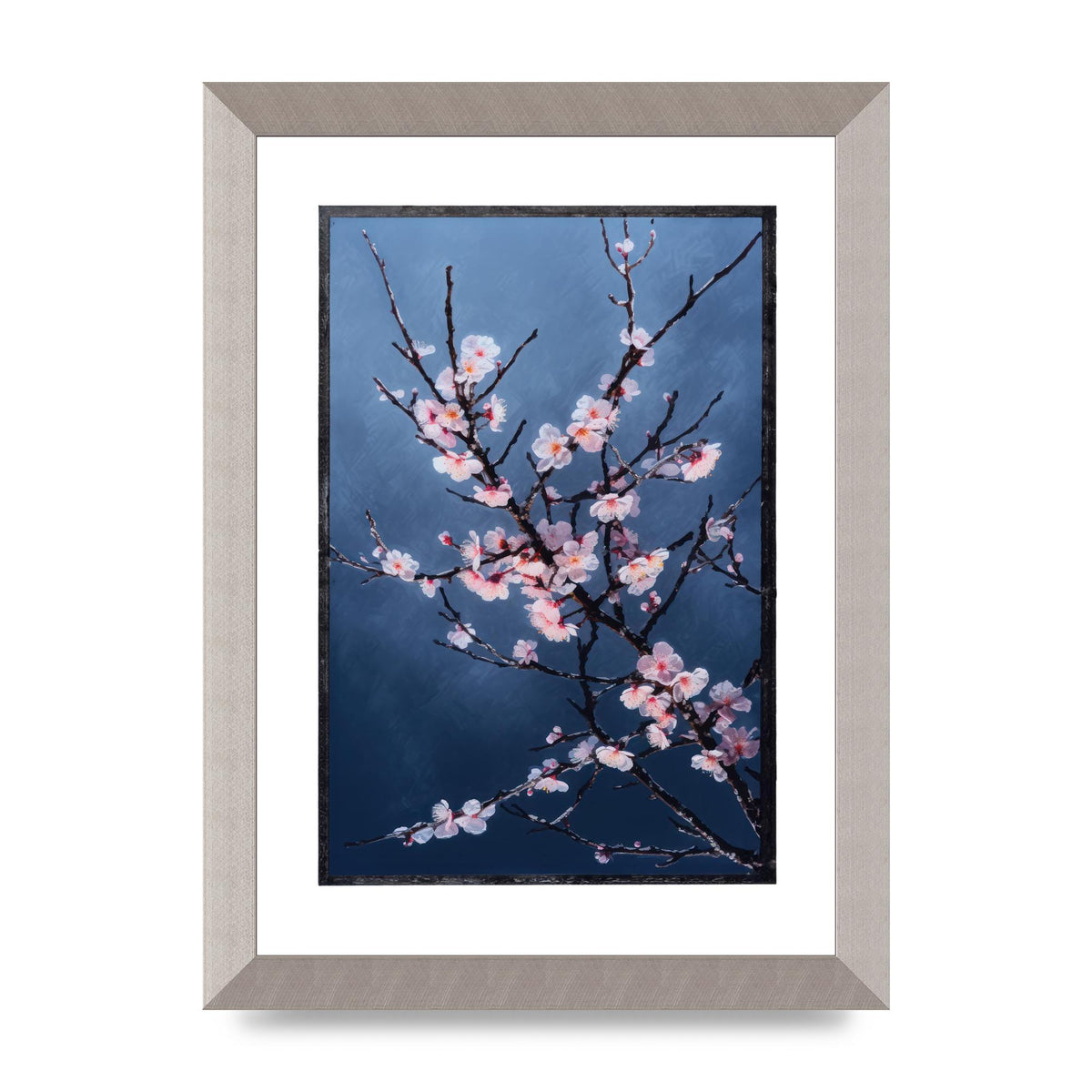 Ethereal Pink Cherry Blossoms in Twilight