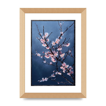 Ethereal Pink Cherry Blossoms in Twilight