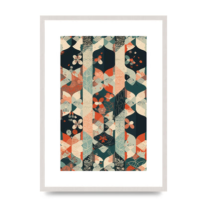 Modern Flat Design with Symmetrical Pattern
