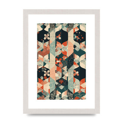 Modern Flat Design with Symmetrical Pattern