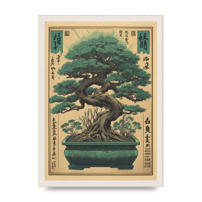 Majestic Bonsai Tree Risograph