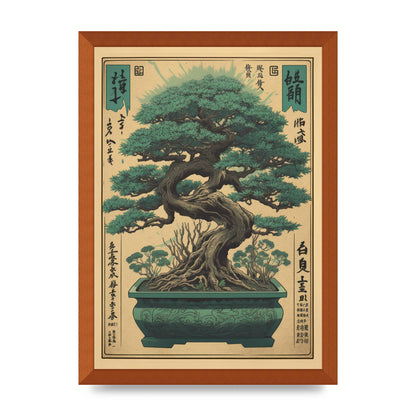 Majestic Bonsai Tree Risograph
