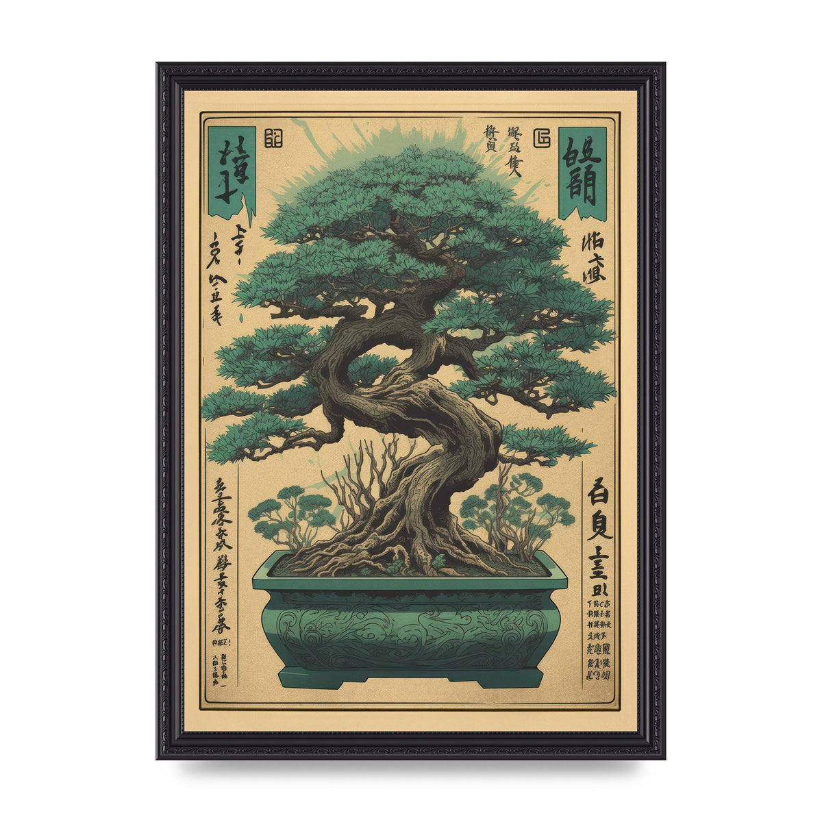 Majestic Bonsai Tree Risograph