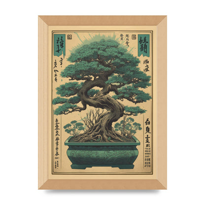 Majestic Bonsai Tree Risograph