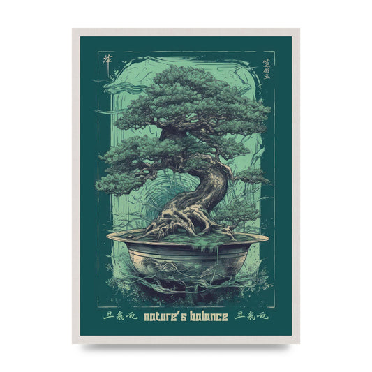 Bonsai Tree Essence Risograph