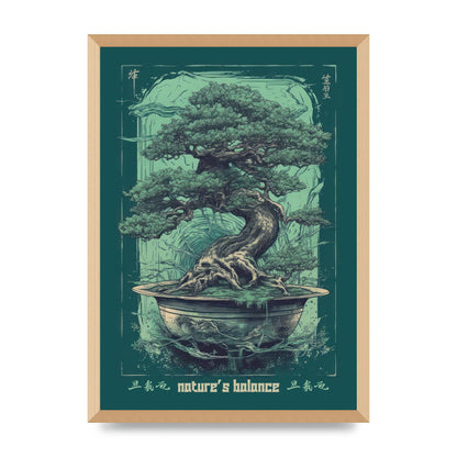 Bonsai Tree Essence Risograph