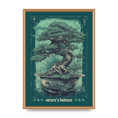 Bonsai Tree Essence Risograph
