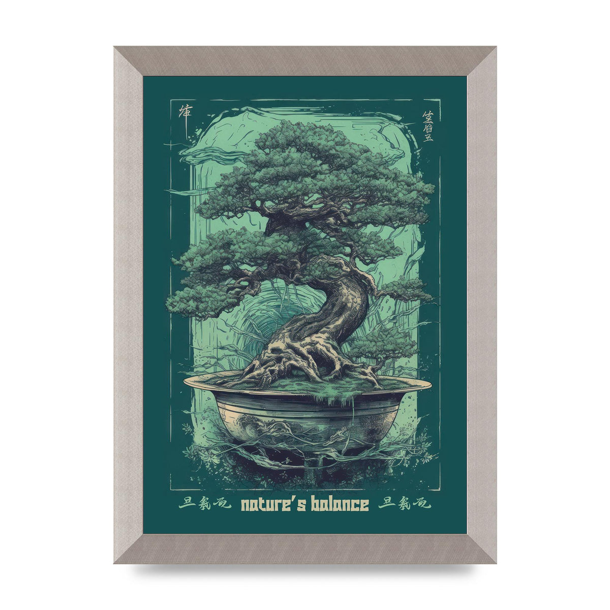 Bonsai Tree Essence Risograph
