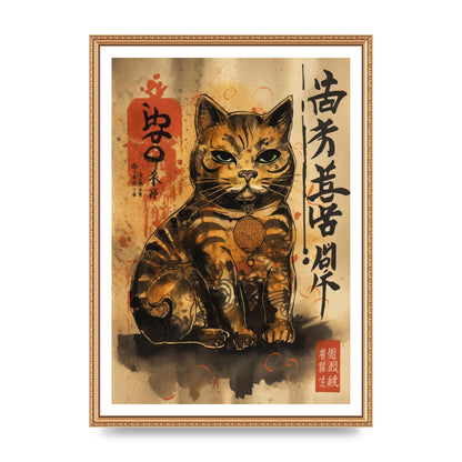 Maneki-Neko Sumi-e Sketch