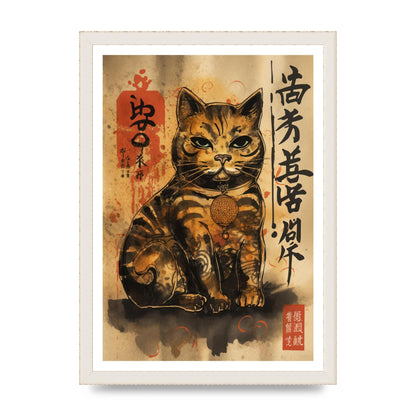 Maneki-Neko Sumi-e Sketch