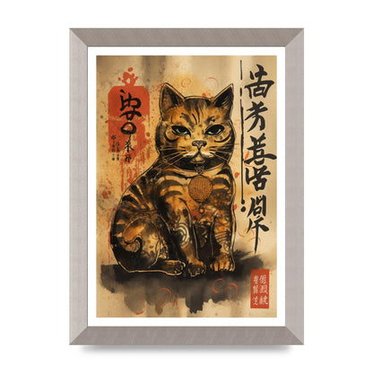 Maneki-Neko Sumi-e Sketch