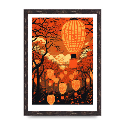 Breathtaking Lantern Festival Risograph