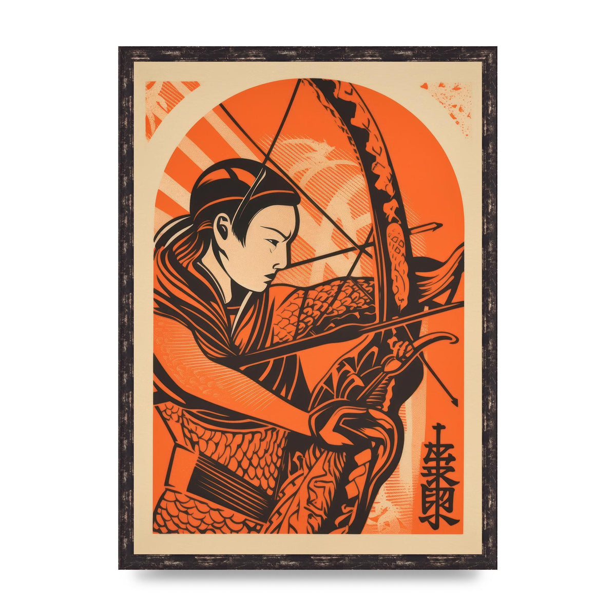 Kyūdō Japanese Archery Sketch