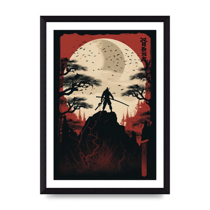 Mysterious Ninjas in Moonlit Scene