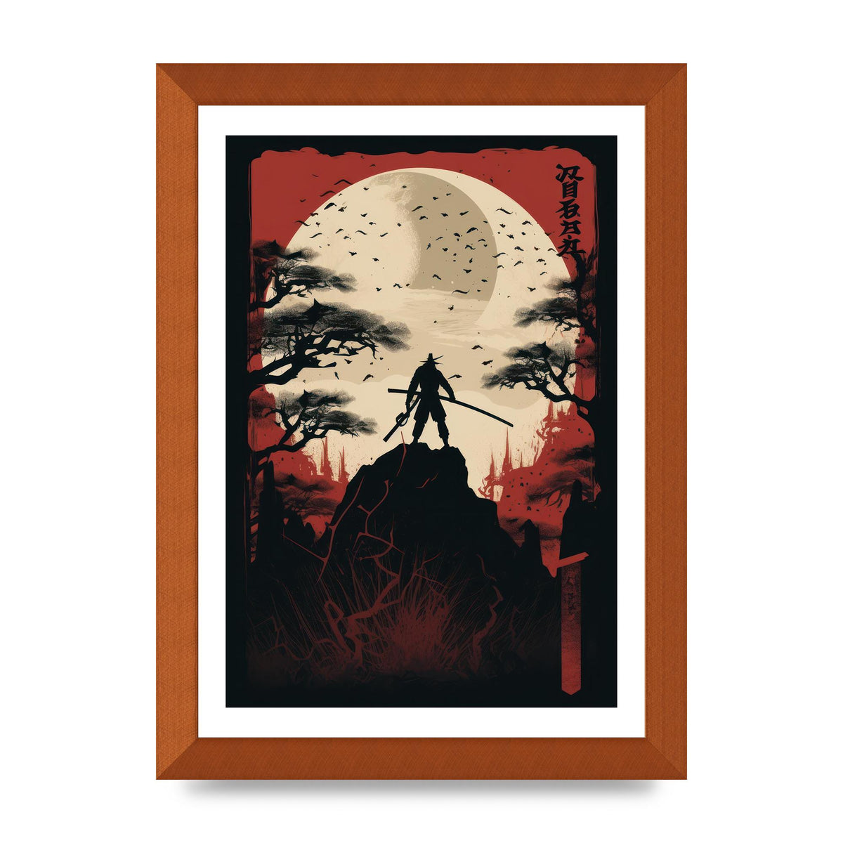 Mysterious Ninjas in Moonlit Scene