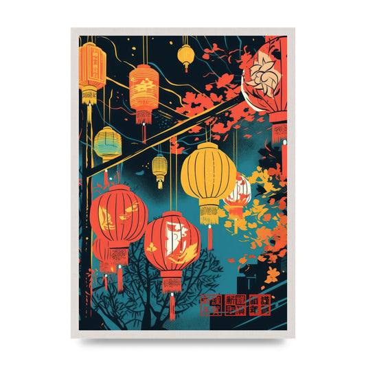 Summer Festival Night Lanterns