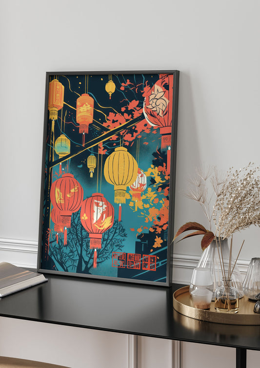 Summer Festival Night Lanterns