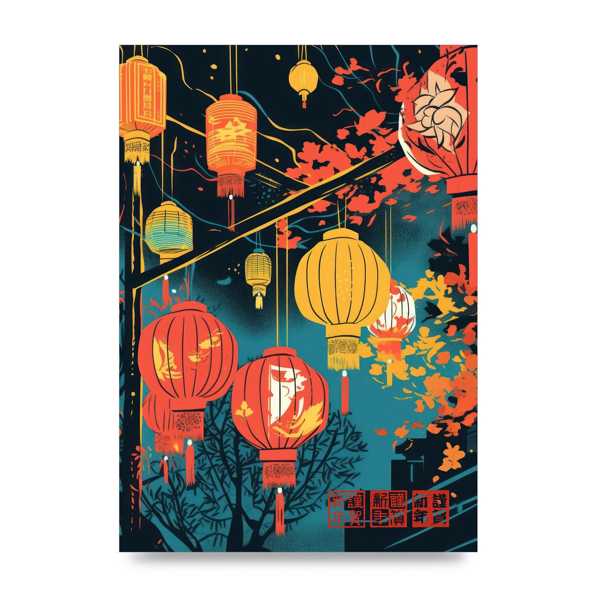 Summer Festival Night Lanterns