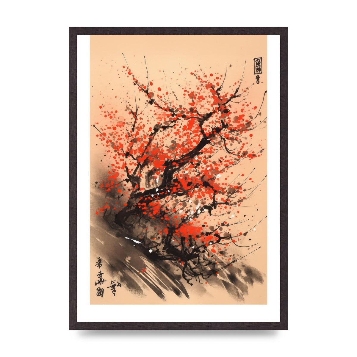 Cherry Blossoms Minimalist Print