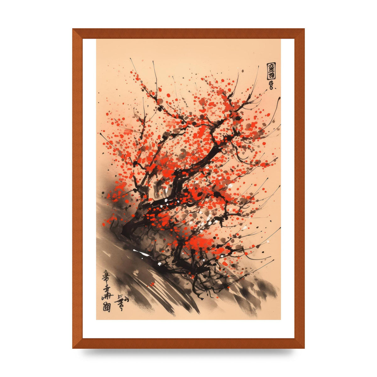 Cherry Blossoms Minimalist Print