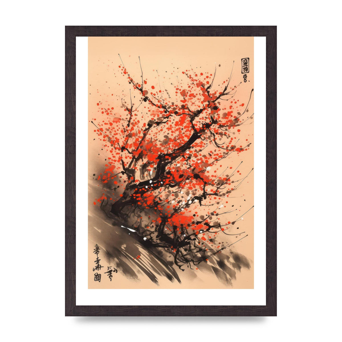Cherry Blossoms Minimalist Print