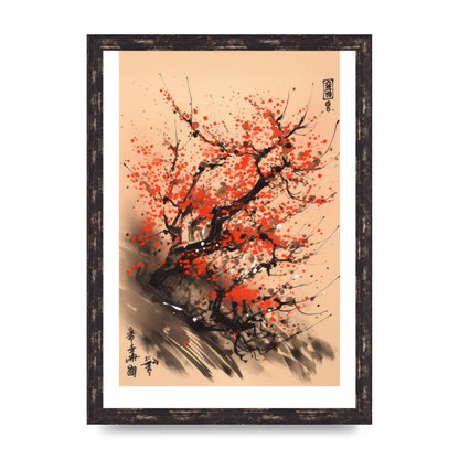 Cherry Blossoms Minimalist Print