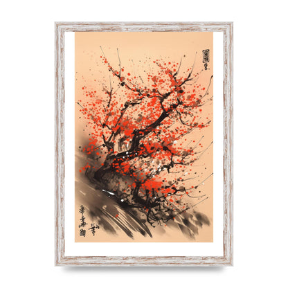 Cherry Blossoms Minimalist Print