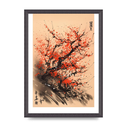 Cherry Blossoms Minimalist Print