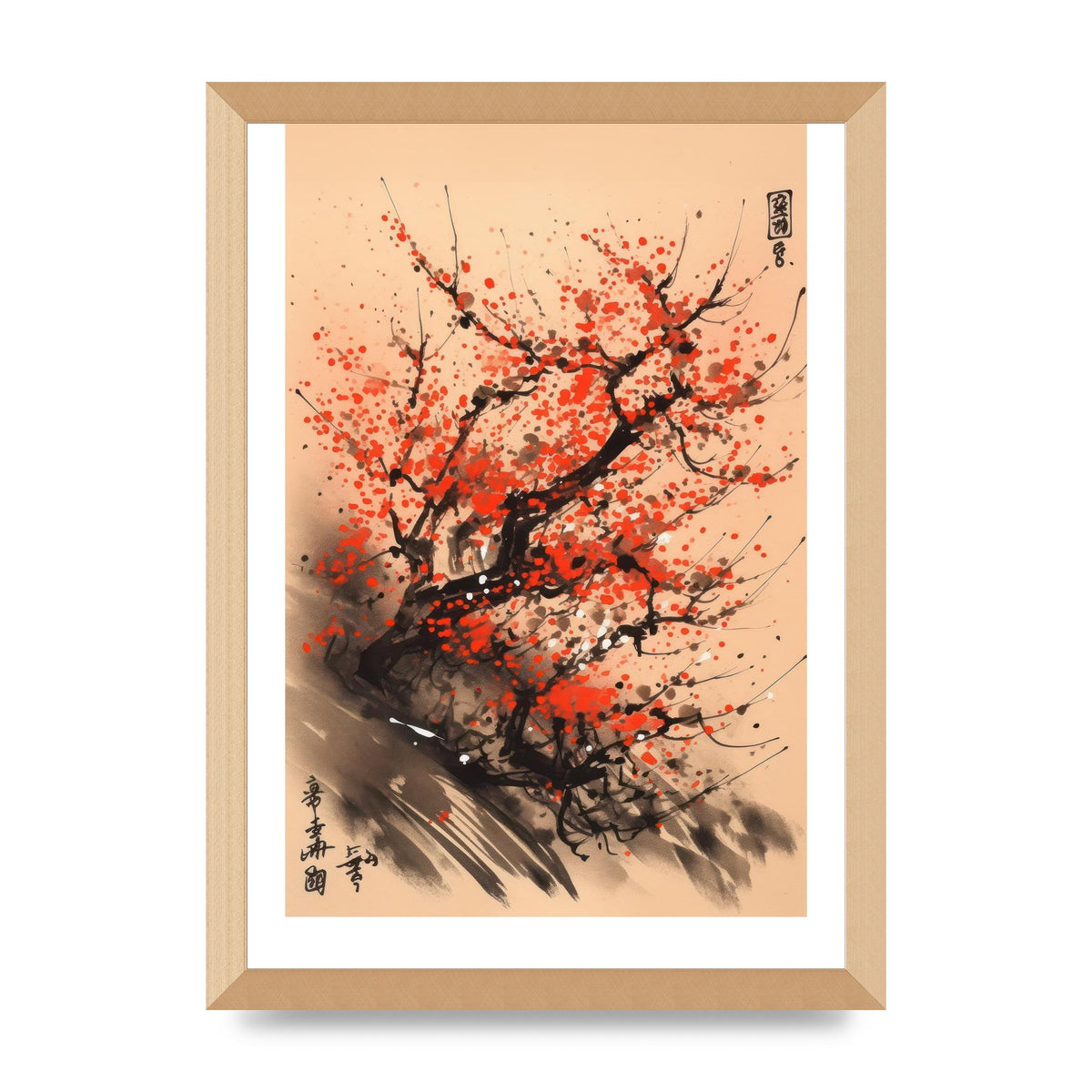Cherry Blossoms Minimalist Print