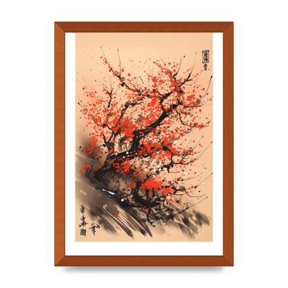 Cherry Blossoms Minimalist Print