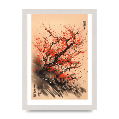 Cherry Blossoms Minimalist Print