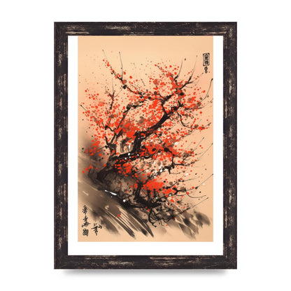 Cherry Blossoms Minimalist Print