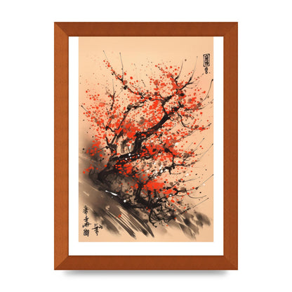 Cherry Blossoms Minimalist Print
