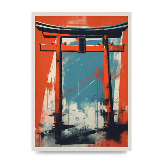 Torii Gates Elegant Curve Print