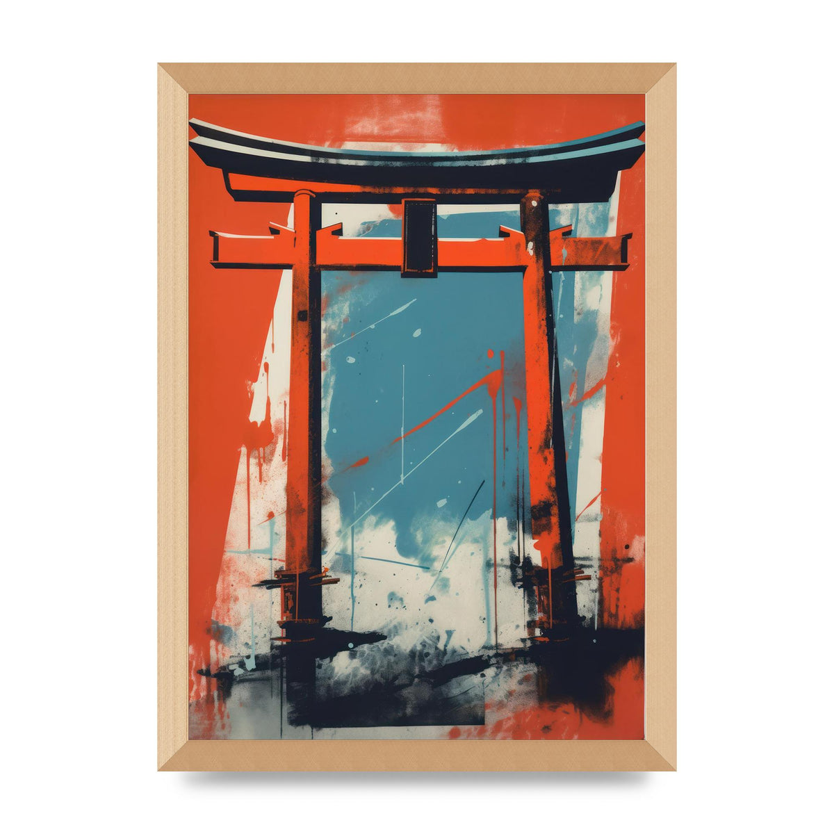 Torii Gates Elegant Curve Print