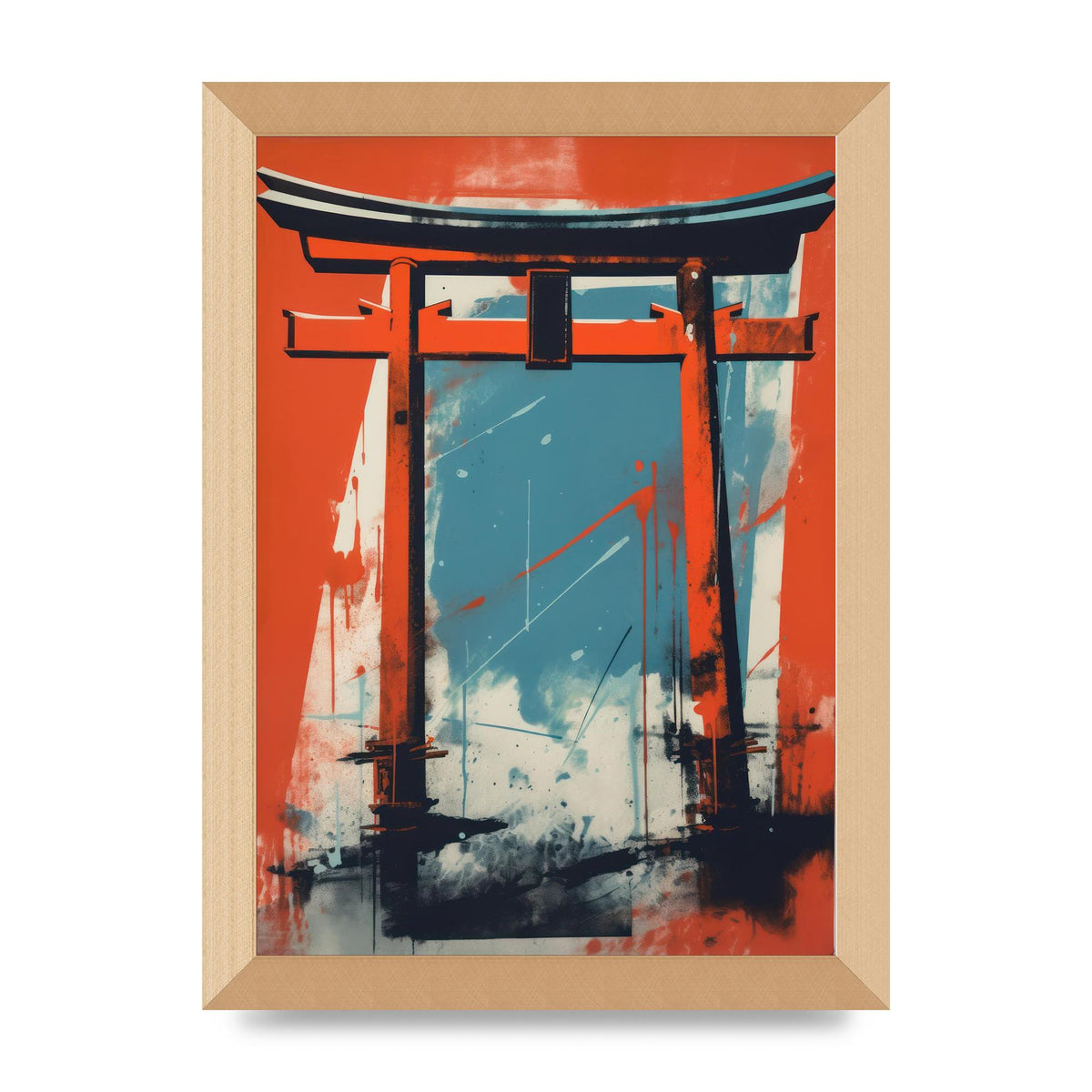 Torii Gates Elegant Curve Print
