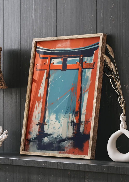 Torii Gates Elegant Curve Print