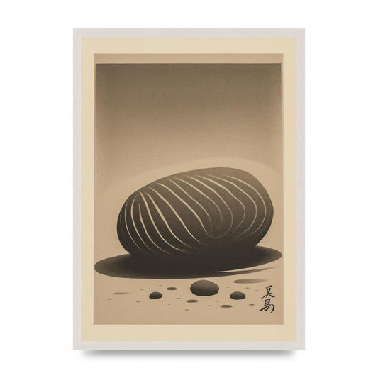 Zen Stone in Serene Backdrop