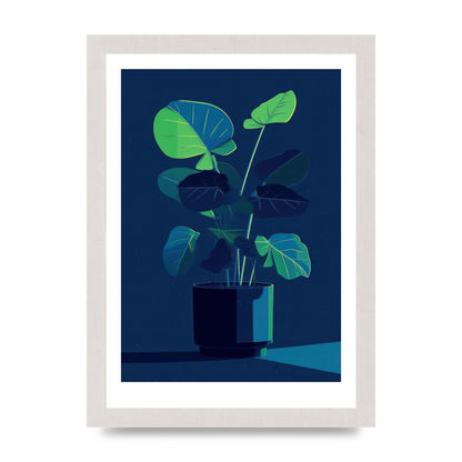 Bold 2D House Plant Blue Void Redux
