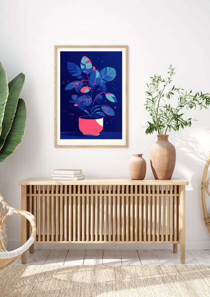 Blue Void Redux House Plant Design