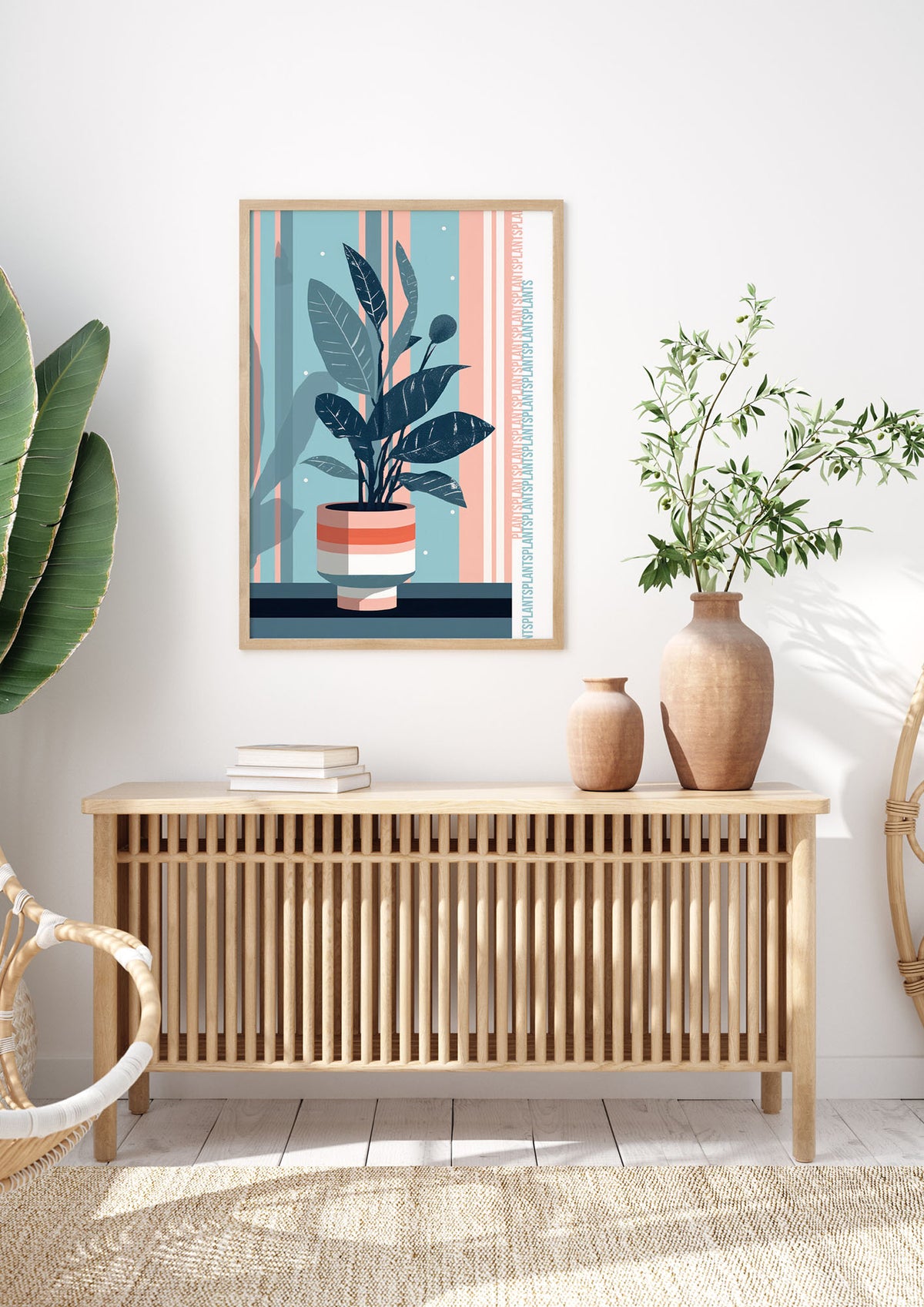 Botanical Artwork with Zips Inspiration