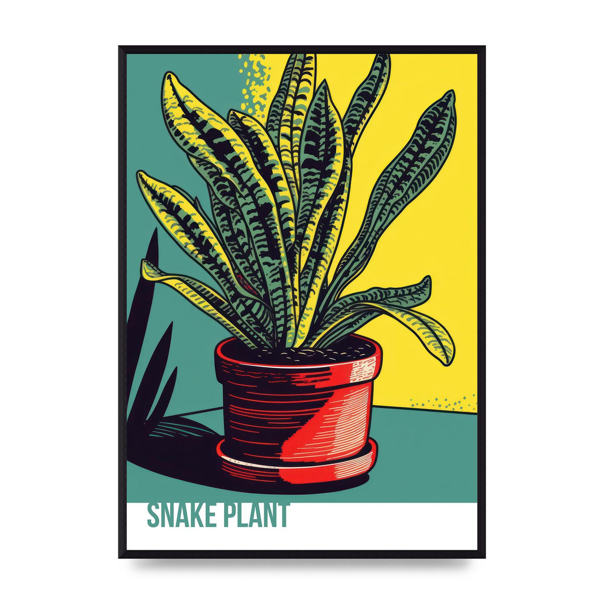 Serpentine Stories Vibrant Snake Plant