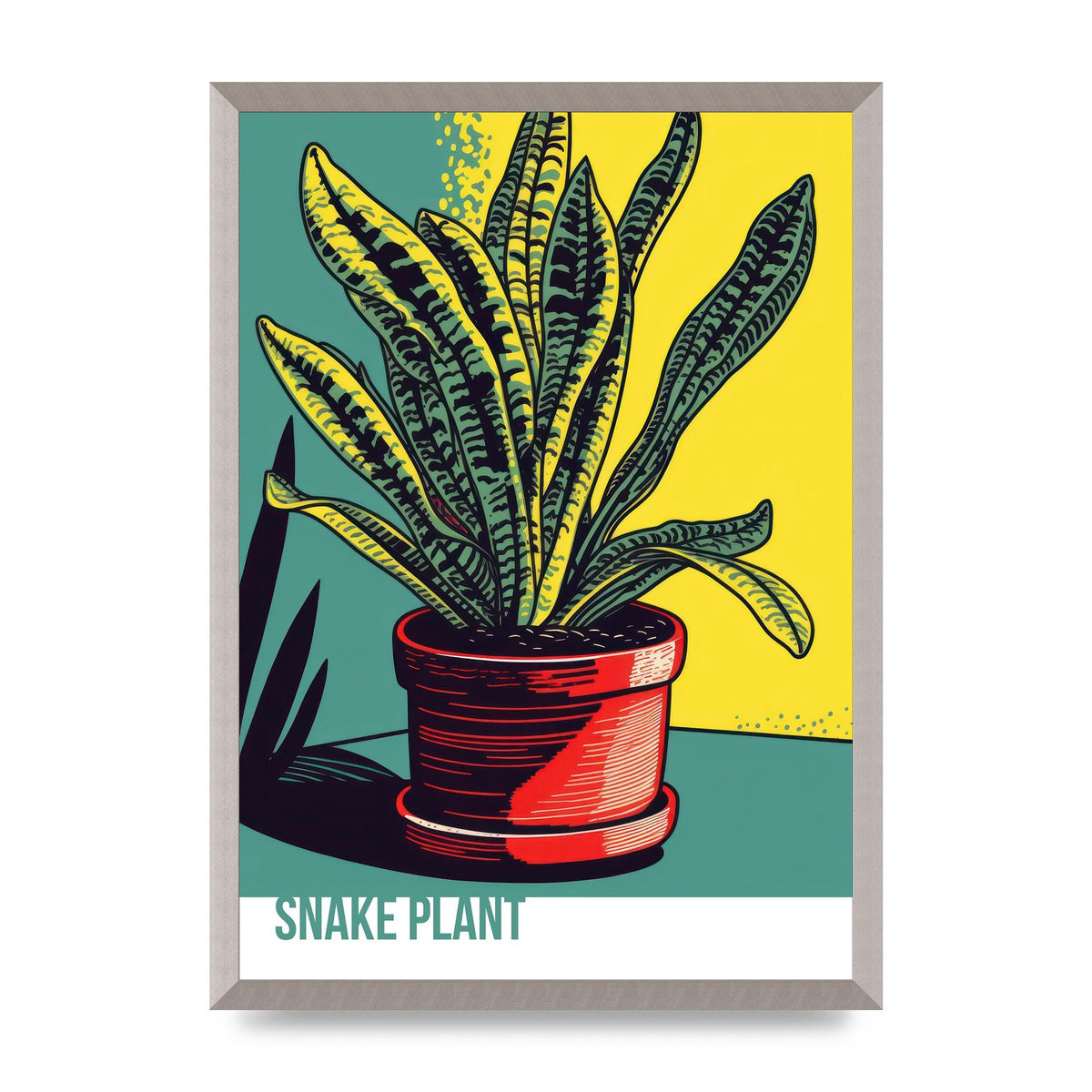 Serpentine Stories Vibrant Snake Plant